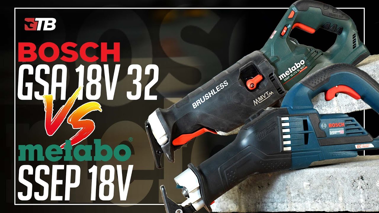 🔥 BOSCH vs. METABO! | GSA 18V 32 RECIPROSÄGE vs. METABO SSEP 18V | VERGLEICHSTEST + PREISVERGLEICH |