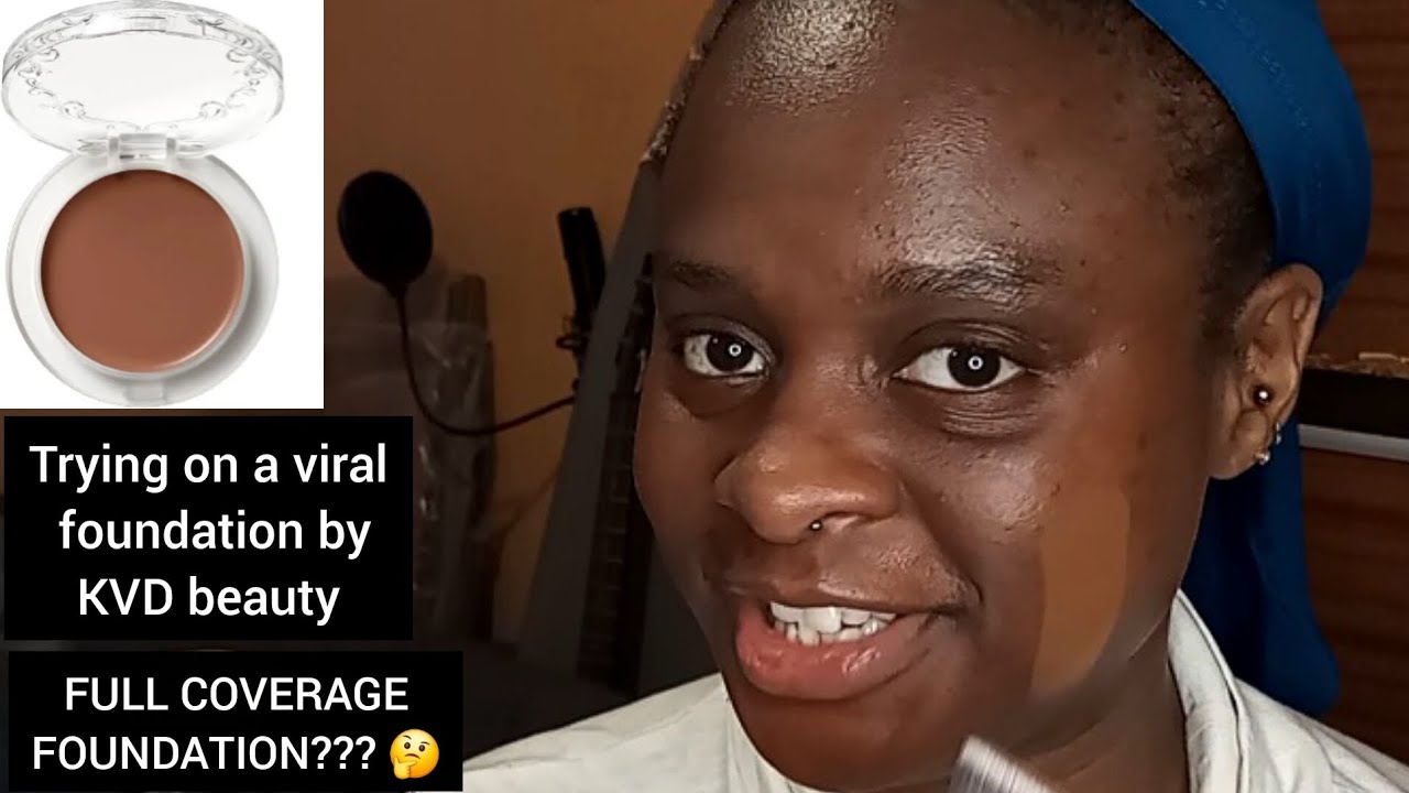 TRYING THE VIRAL KVD FOUNDATION ON DRY SENSITIVE SKIN.....IS IT A YES OR A NO??? 