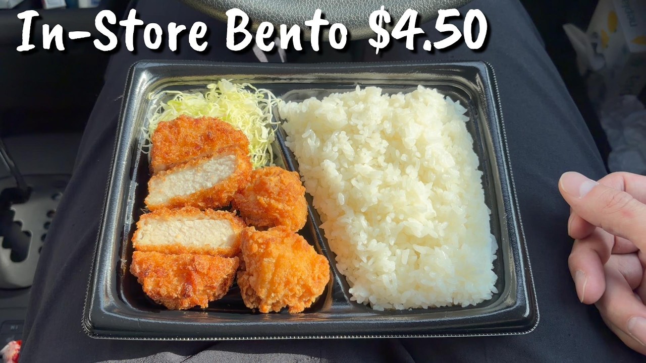 $4.50 Bento in Japan | Lawson In-Store Meal POV
