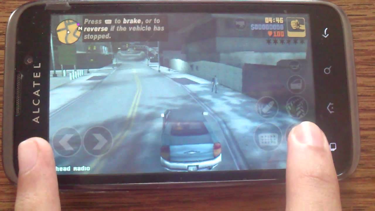 GTA III on Alcatel OT-995