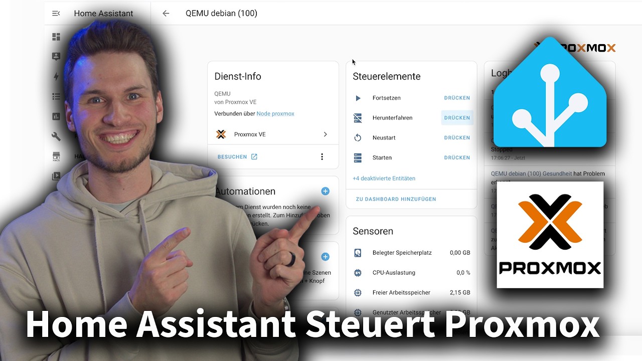 Proxmox in Home Assistant steuern? So einfach geht’s! 💥