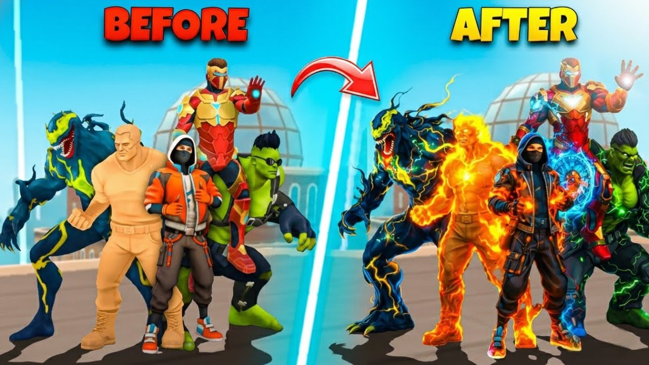 MAX ALL HERO IN SPIDER FIGHTER 3 