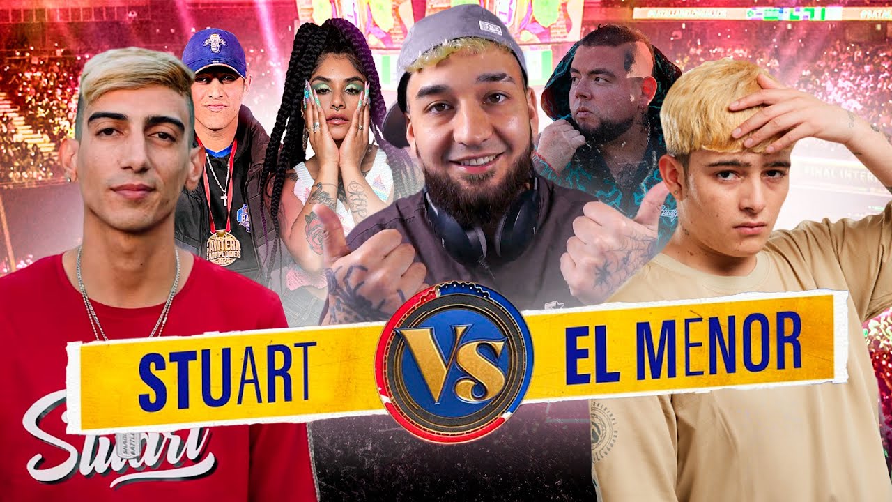 EL MENOR ES UN PRODIGIO! STUART VS EL MENOR CON FLOR DE RAP, JOKKER Y CLAUDIO BAST4RD0 🔥👀