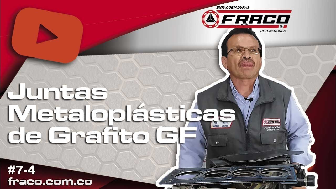 Juntas metaloplásticas de grafito GF #7-4