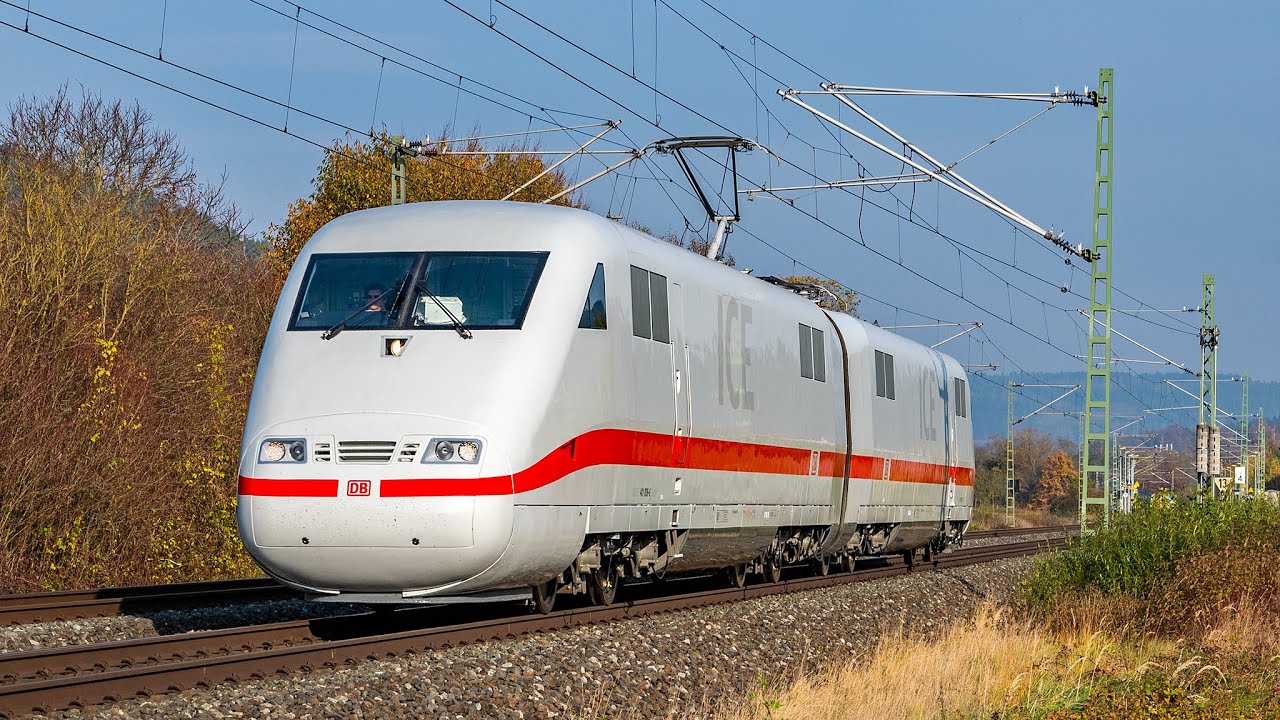 ICE-Triebköpfe, geschobene Zugfahrt, LTG Cargo Vectron, Nightjet, V 180 uvm. auf der Frankenwaldbahn
