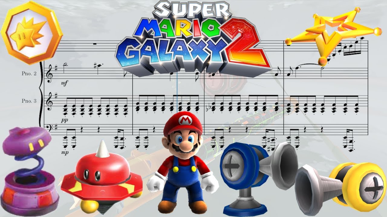 Super Mario Galaxy 2 - Space Storm Galaxy [Piano Recreation]