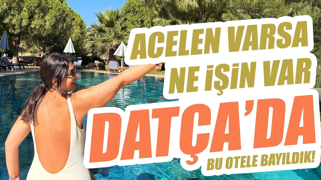 Datça’da Deniz, Lezzet ve Huzur! Kaldığımız oteli çok beğendik! I Datça Vlog - Bölüm 1