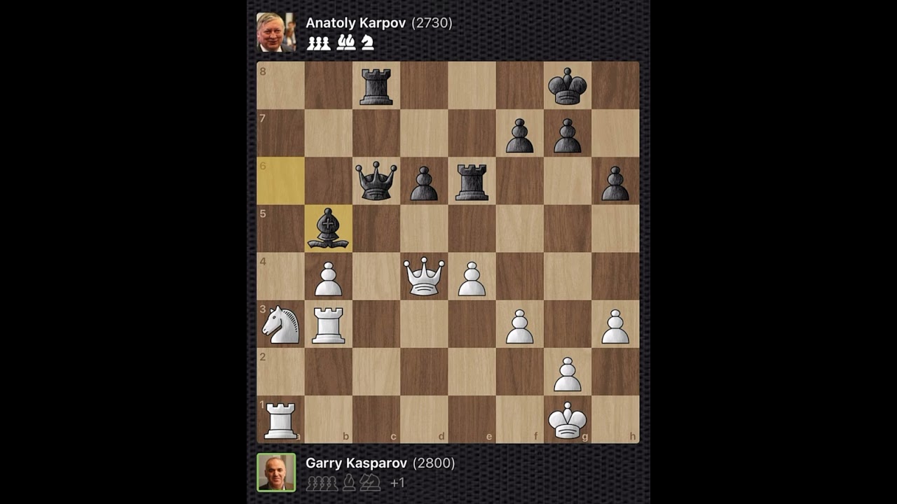 Garry Kasparov vs Anatoly Karpov | World Championship Match (1990)