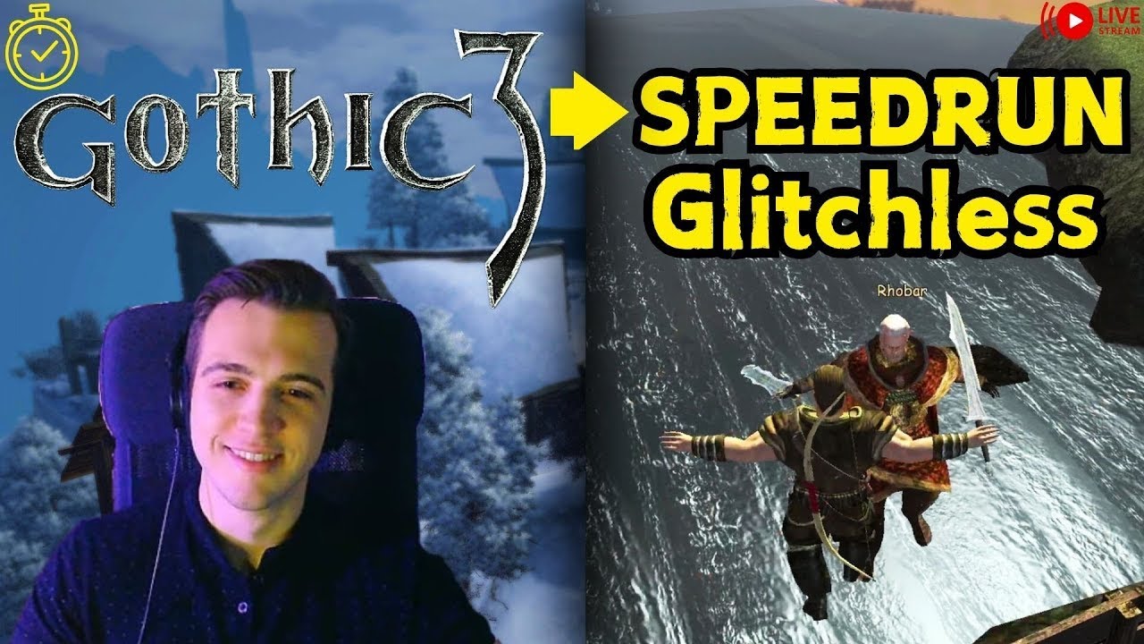 DZISIAJ PRZYJEMNOŚCI XD ➤ Gothic 3 Speedrun [Glitchless] ➤ 2 Gothic 2 Najlepszy #TRYLOGIA