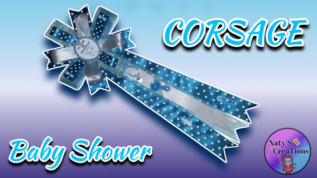 CORSAGE para Baby Shower