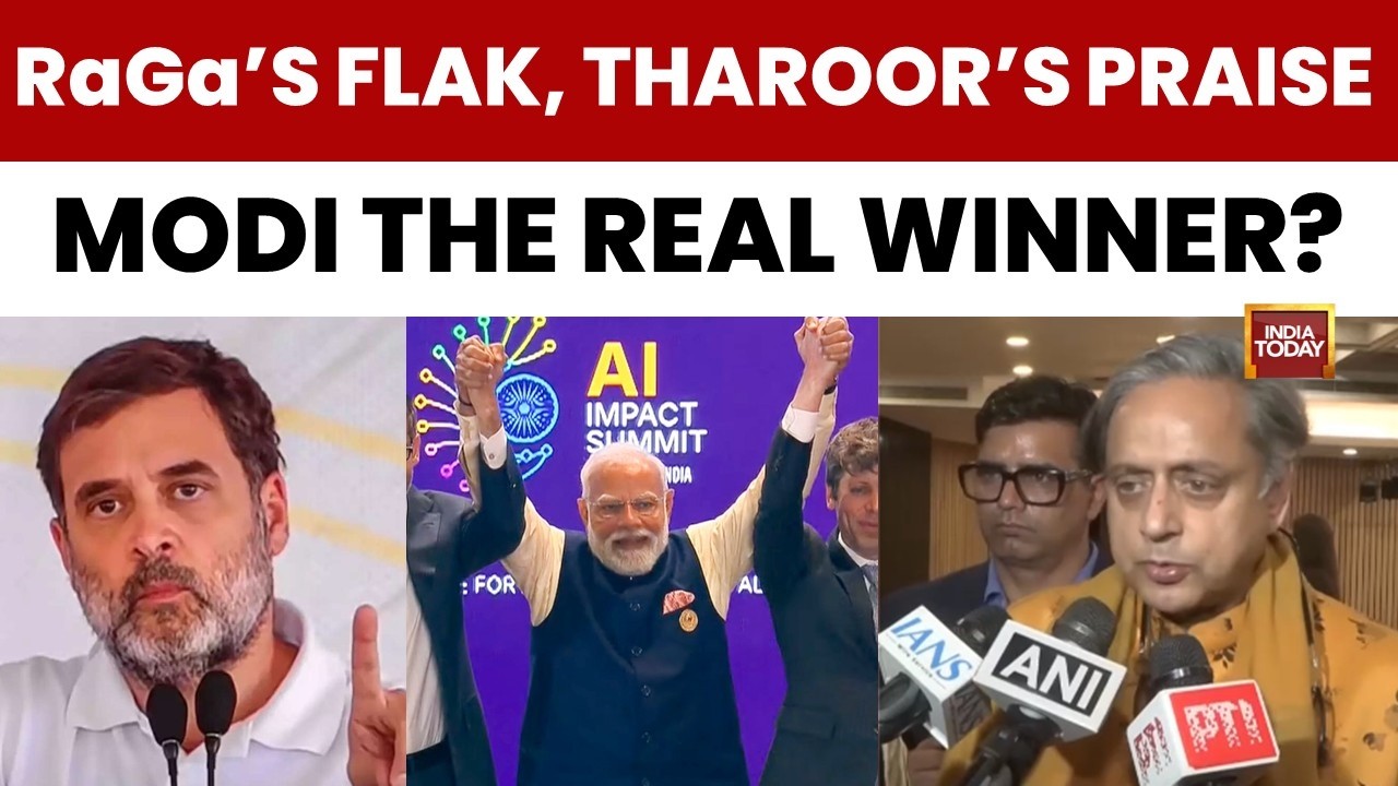 Shashi Tharoor Backs Govt on Rafale and AI Summit, Contradicts Rahul's Stand | India Today
