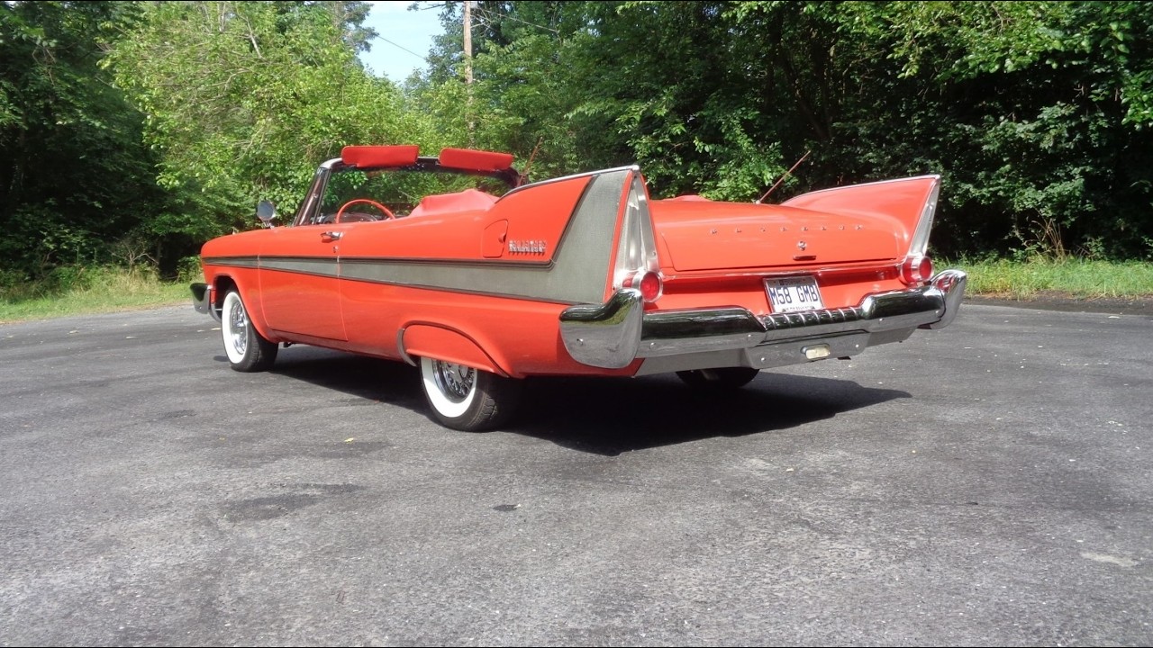 1958 Plymouth Belvedere Convertible 3 Speed Manual in Red & Ride on My Car Story with Lou Costabile