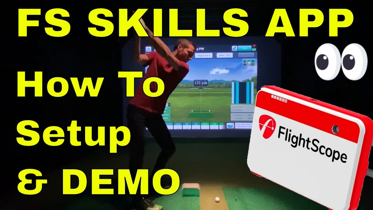 Настройка и демонстрация приложения FS Skills с Flightscope Mevo+