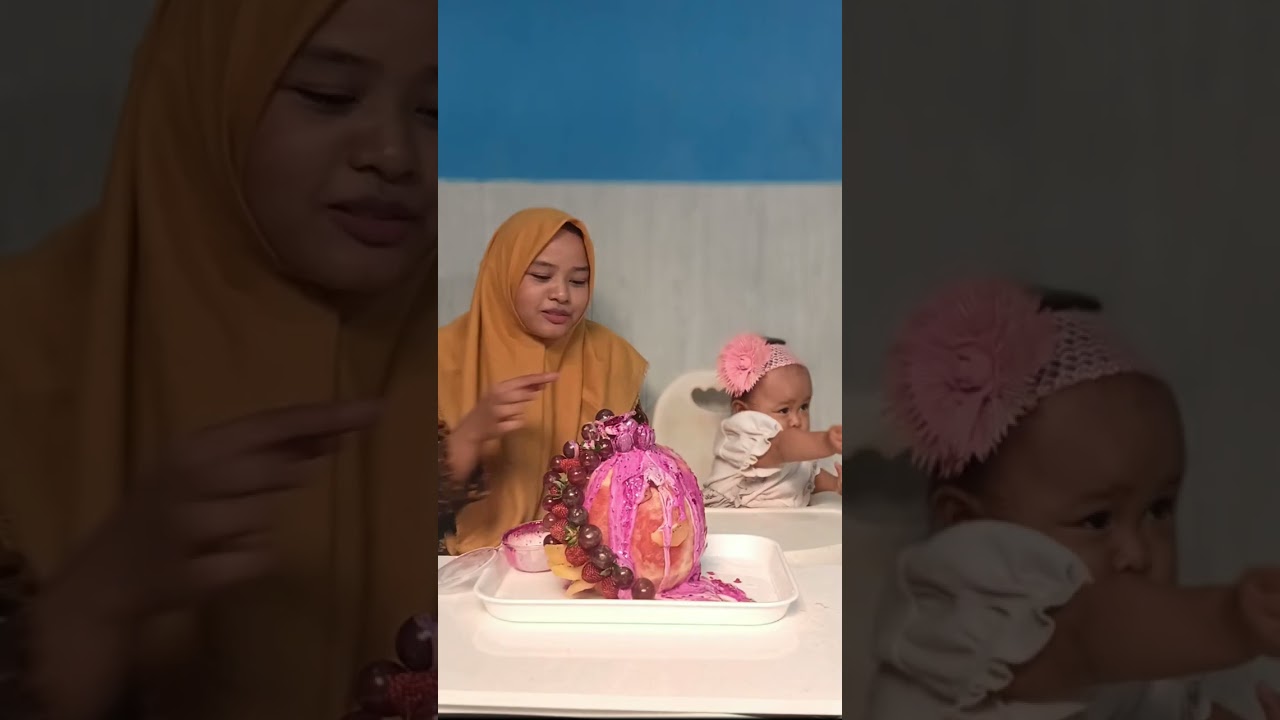 HAPPY BIRTHDAY TO YOUUU HUSNAA. HUSNA 1 TAHUN