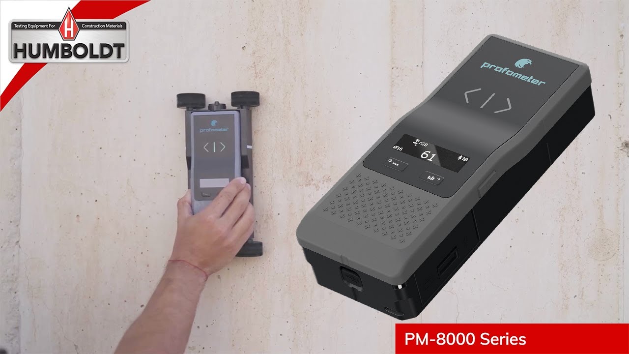 PM8000 Series Cover Meter Profometer Concrete Rebar Locator