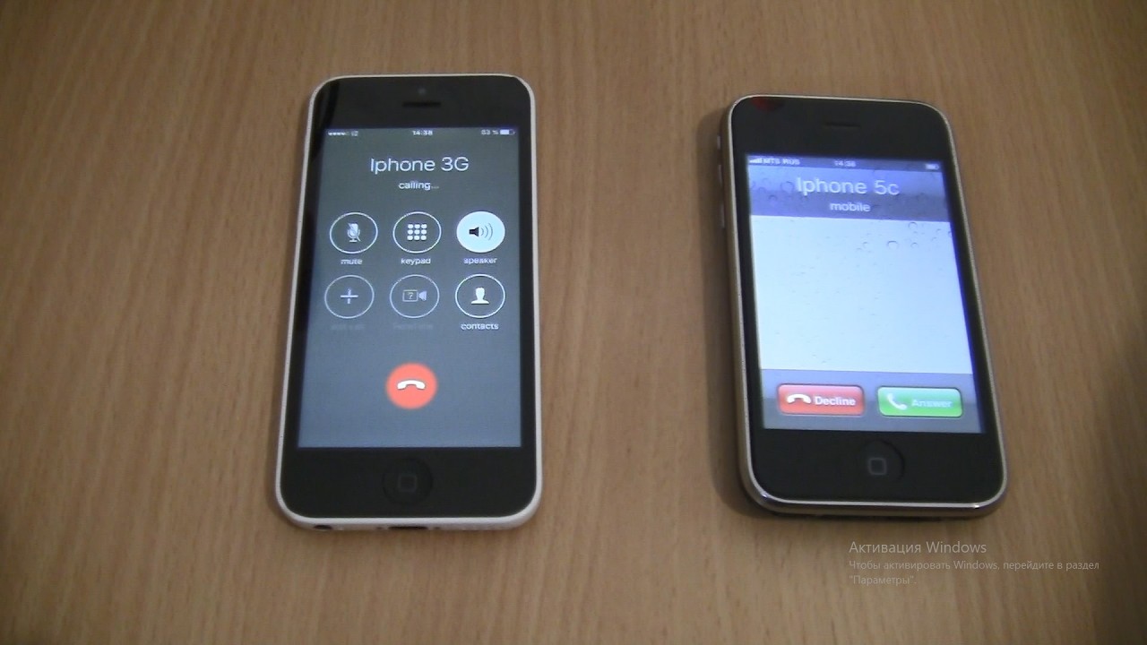 Incoming call&Outgoing call at the Same Time Iphone 3G+Iphone 5c White