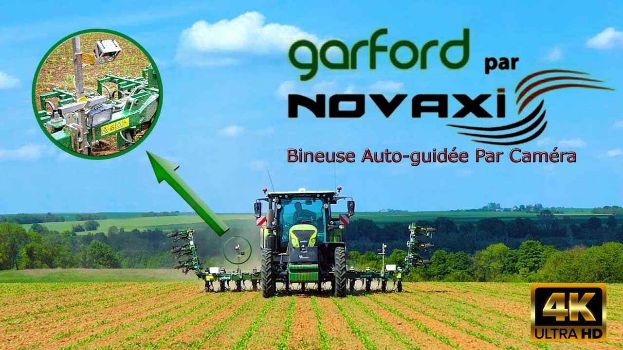 Binage Betteraves avec Bineuse Robocrop Novaxi Garford