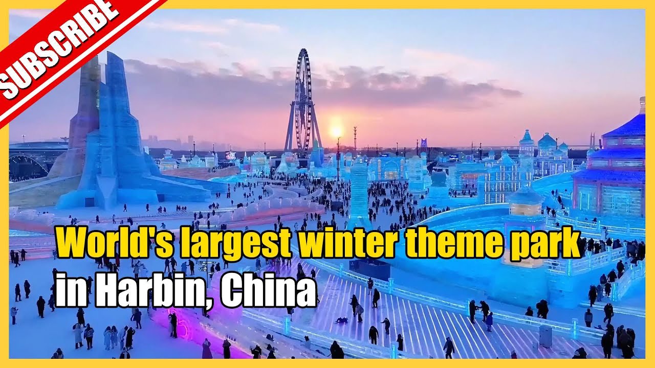 World's LARGEST winter theme park in Harbin, China's ICE CITY