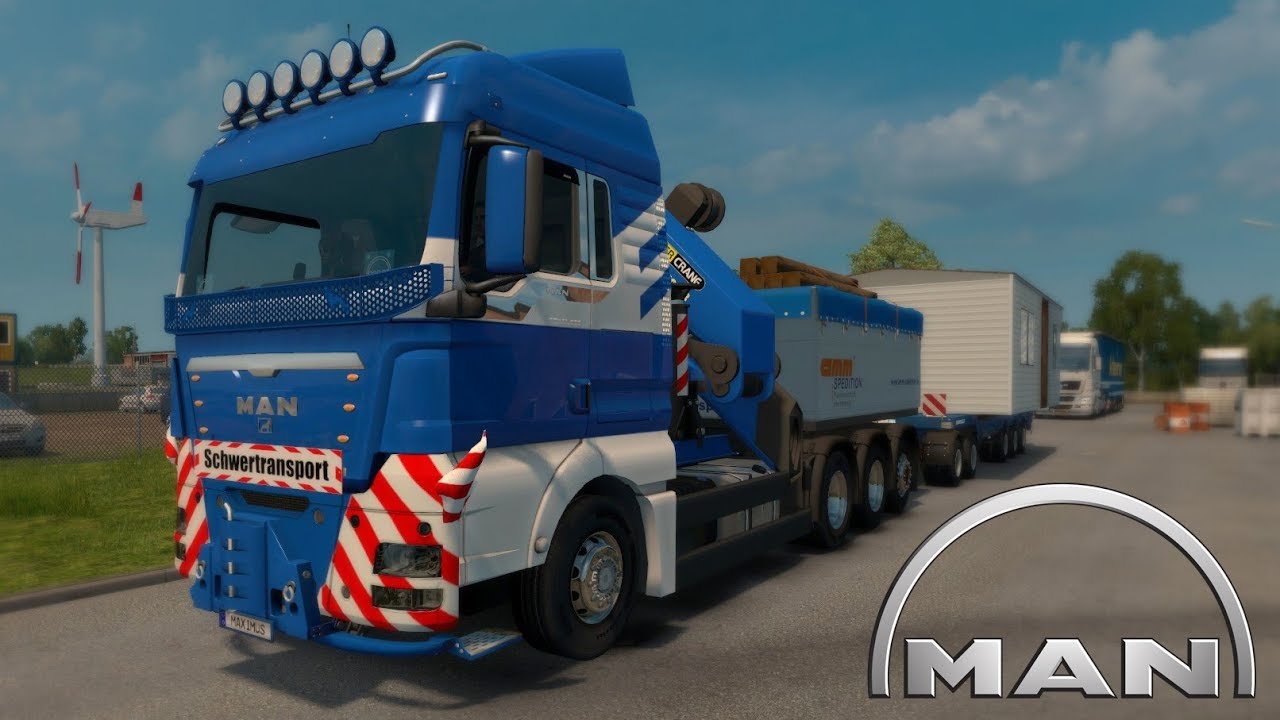 ETS2 v1.28 I Mod ★ MAN TGX 2010 v 4.2  + Trailer [Deutsch/HD]