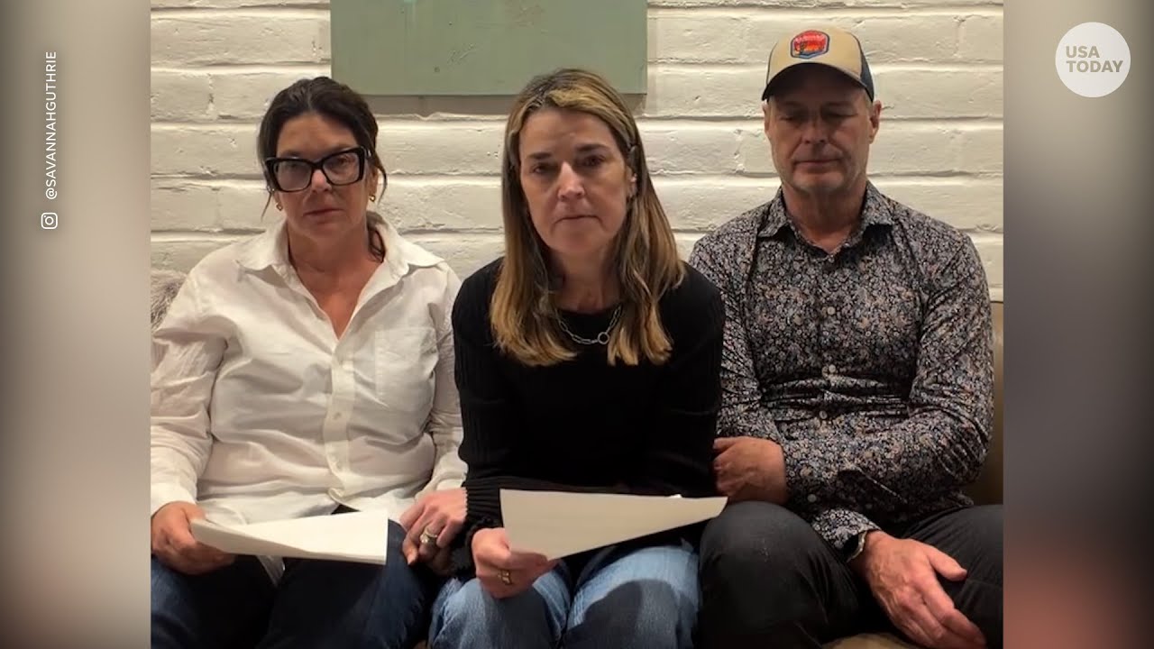 Savannah Guthrie and siblings make emotional plea to bring their mother home