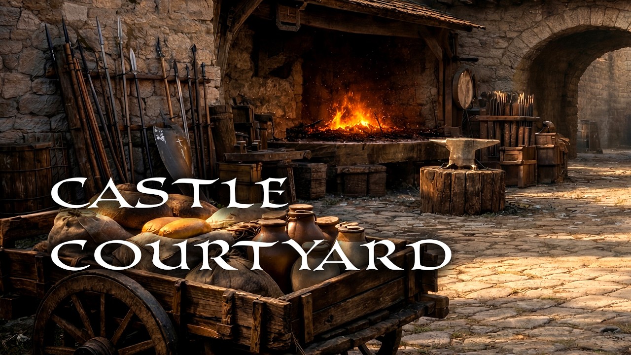 Medieval Fantasy Ambient | Lively World Atmosphere | 2 Hours