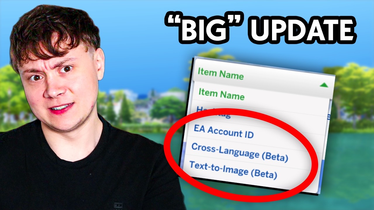 The Sims 4 got a new base game update