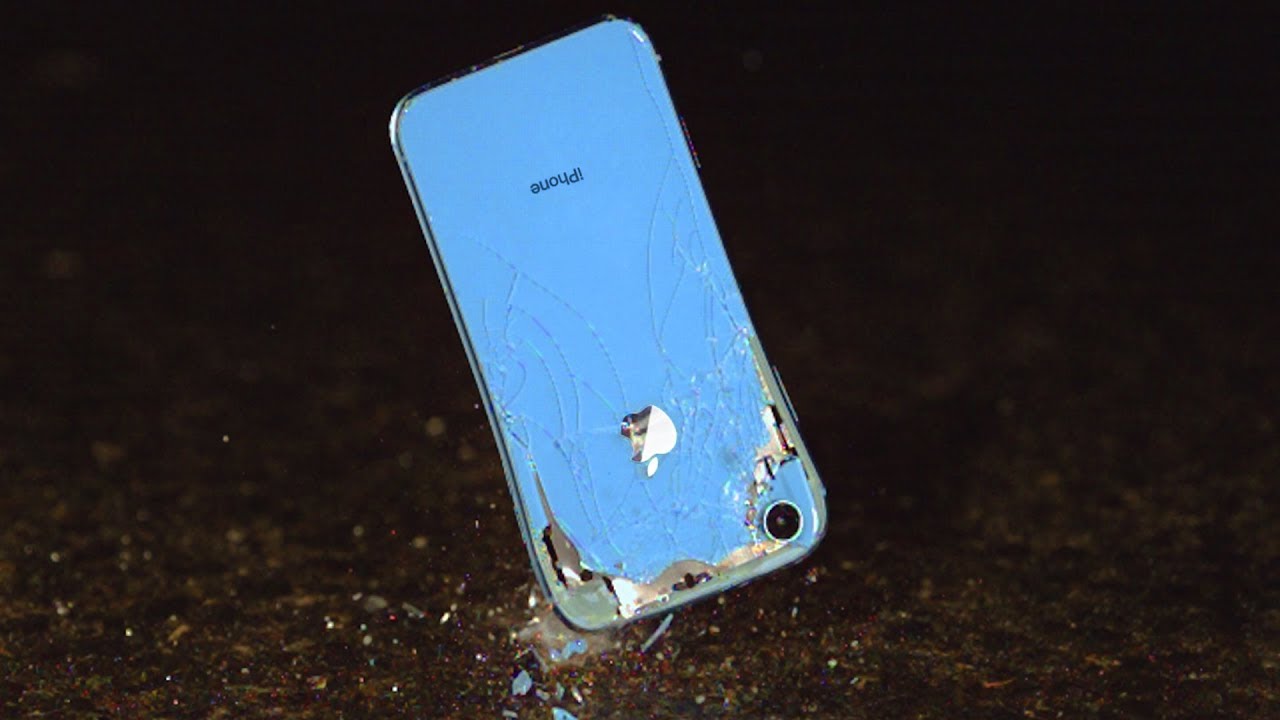 Тест на падение iPhone XR: намного прочнее iPhone XS!