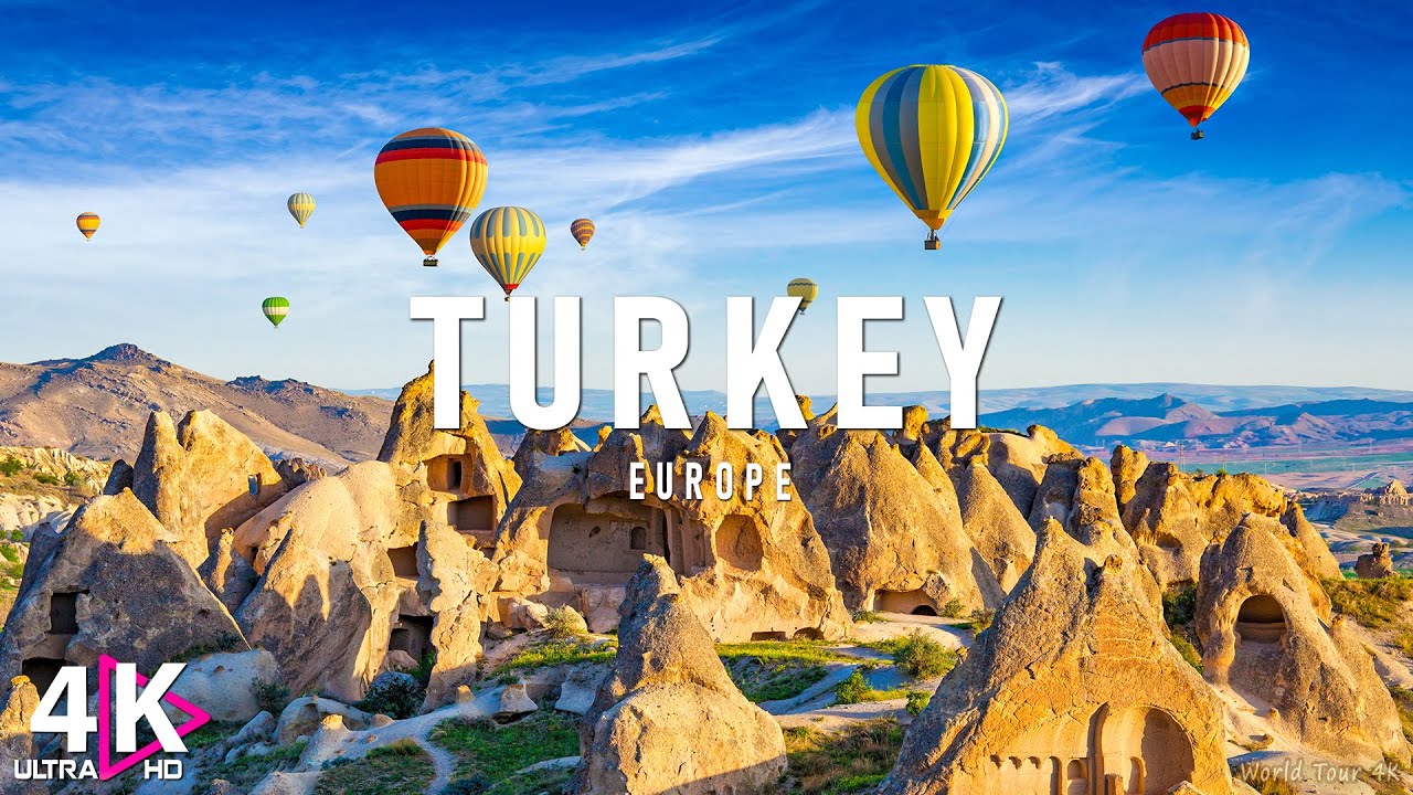 TURKEY 4K (4K UHD) - Amazing Natural Beauty Of Istanbul, Cappadocia, Pamukkale - 4K Video HD