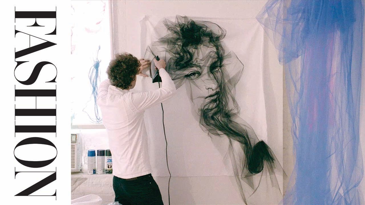 Behind the scenes: The making of the 40th Anniversary tulle portrait cover