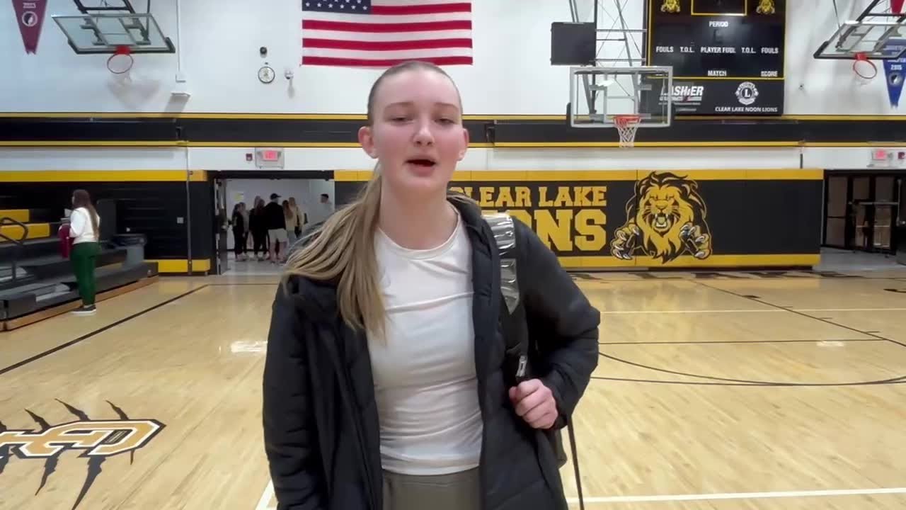 VIDEO: Clear Lake's Ashleigh Amble on performance against Osage