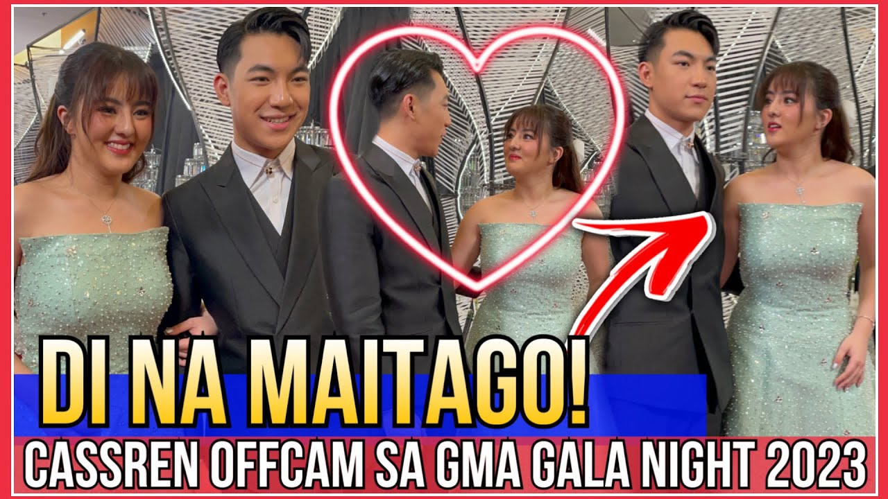 Cassy & Darren di na MAITAGO ANG TUNAY NA ESTADO NG RELASYON sa GMA GALA NIGHT 2023