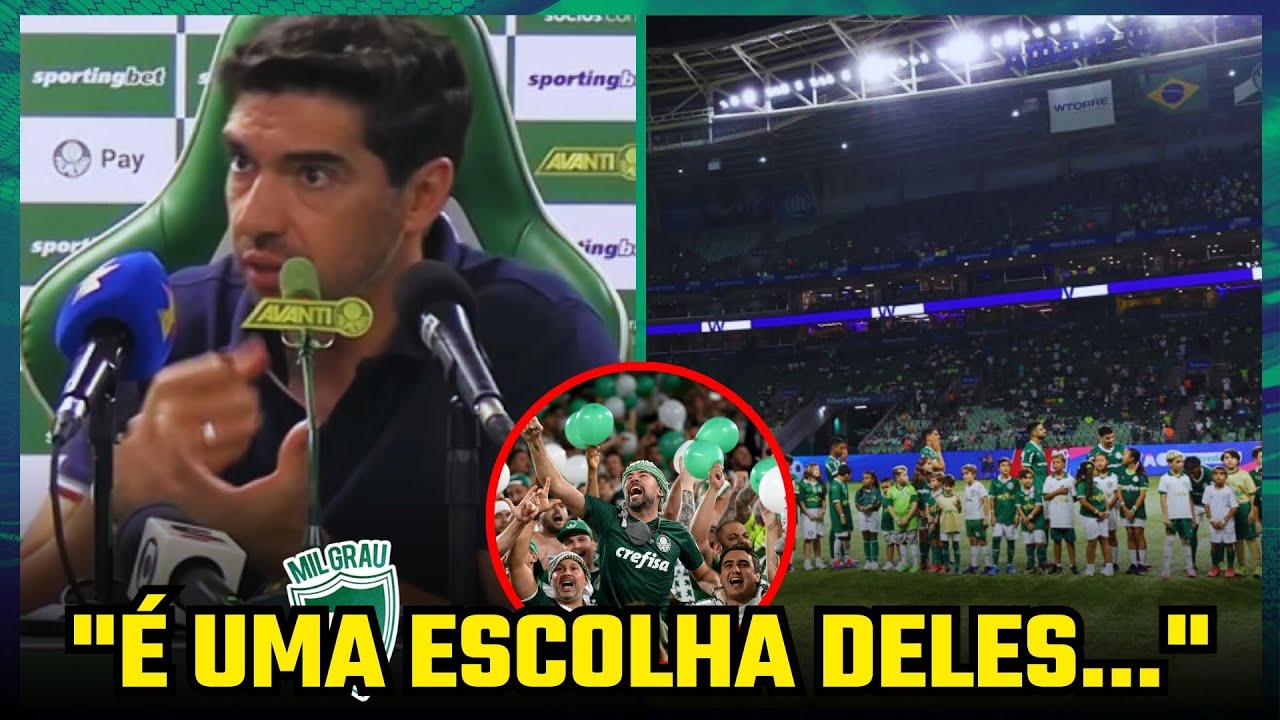 ABEL É SINCERTO SOBRE ALLIANZ PARQUE 