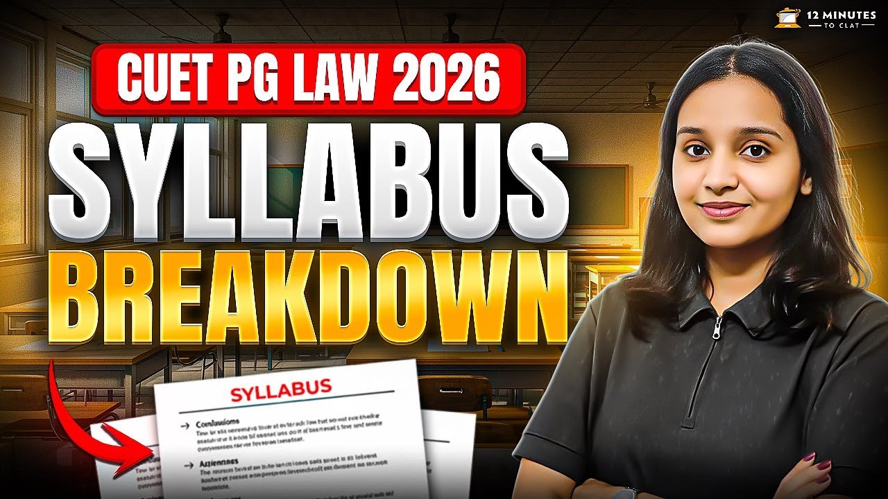 CUET PG Law Syllabus 2026 (COQP11) 🏛️ DU LLB & BHU LLB | Exam Pattern