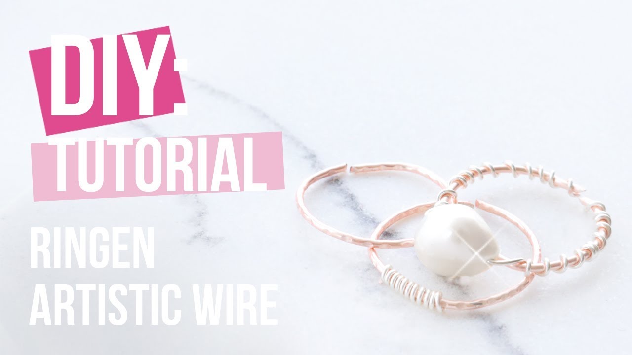 Sieraden maken: Artistic Wire ringen ♡ DIY