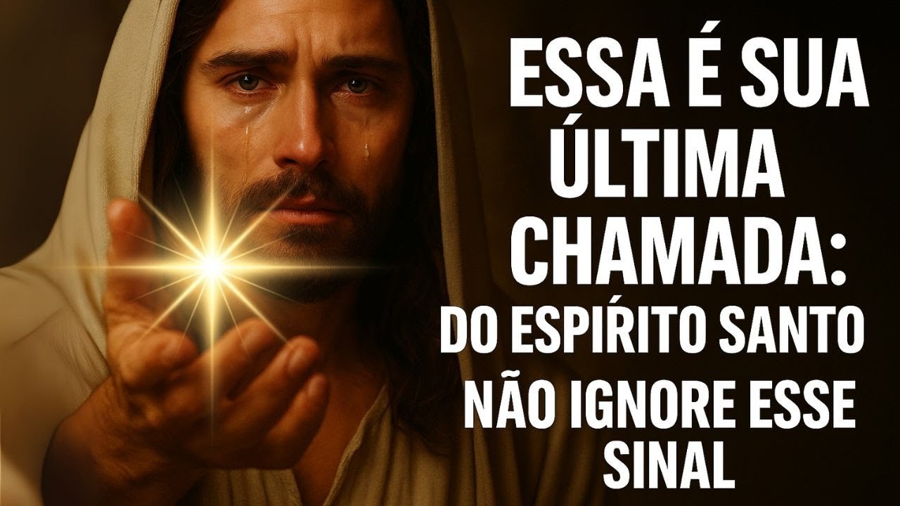 O ESPIRITO SANTO ESTÁ  EM LAGRIMAS PEDIDNO PARA FALAR COM VOCÊ!