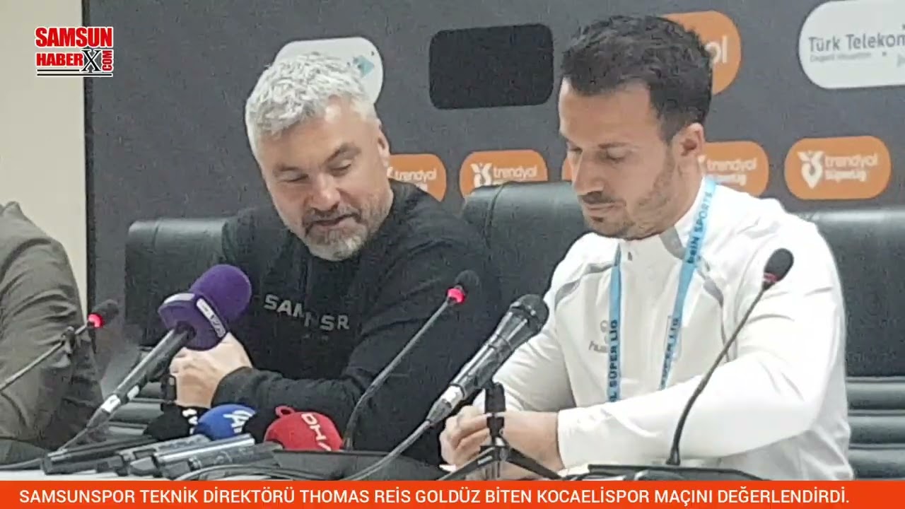 Samsunspor Teknik Direktörü Thomas Reis Kocaelispor Beraberliğini Değerlendirdi!