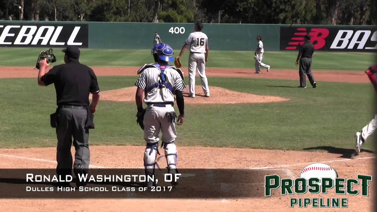 Ronald Washington,OF, Dulles High School Class of 2017, Home Run at the Area Code Games