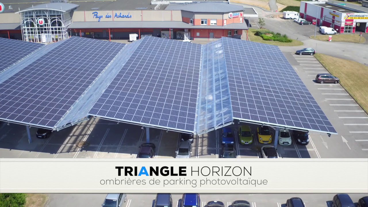 Parking ombrière photovoltaïque La Mothe Achard