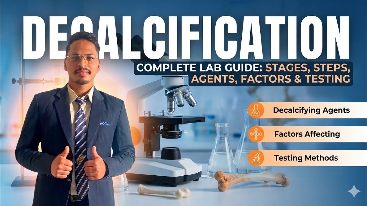 Decalcification in Histopathology | Steps,Agents, Factors & Tests | B.Sc. MLT Exam Ready Note