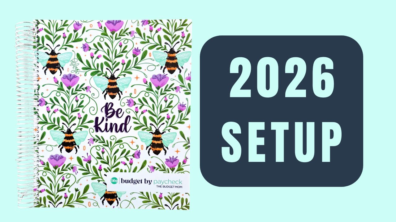 2026 Budget By Paycheck Workbook Setup