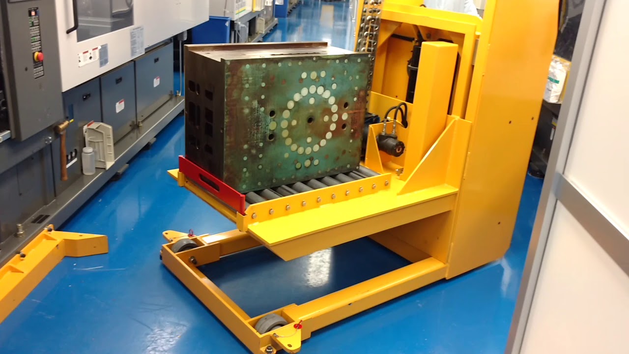 On Site Mold Change with 3,000 lb. Mold Cart (173984) | Green Valley Manufacturing