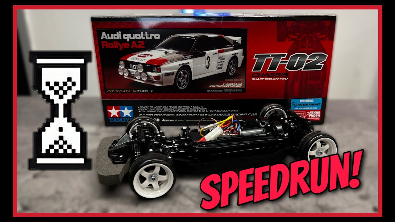 How long does it take to build a Tamiya TT-02?