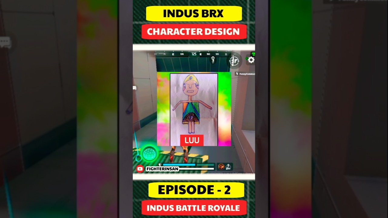 I Made Character design in indus game 2026 🔥 