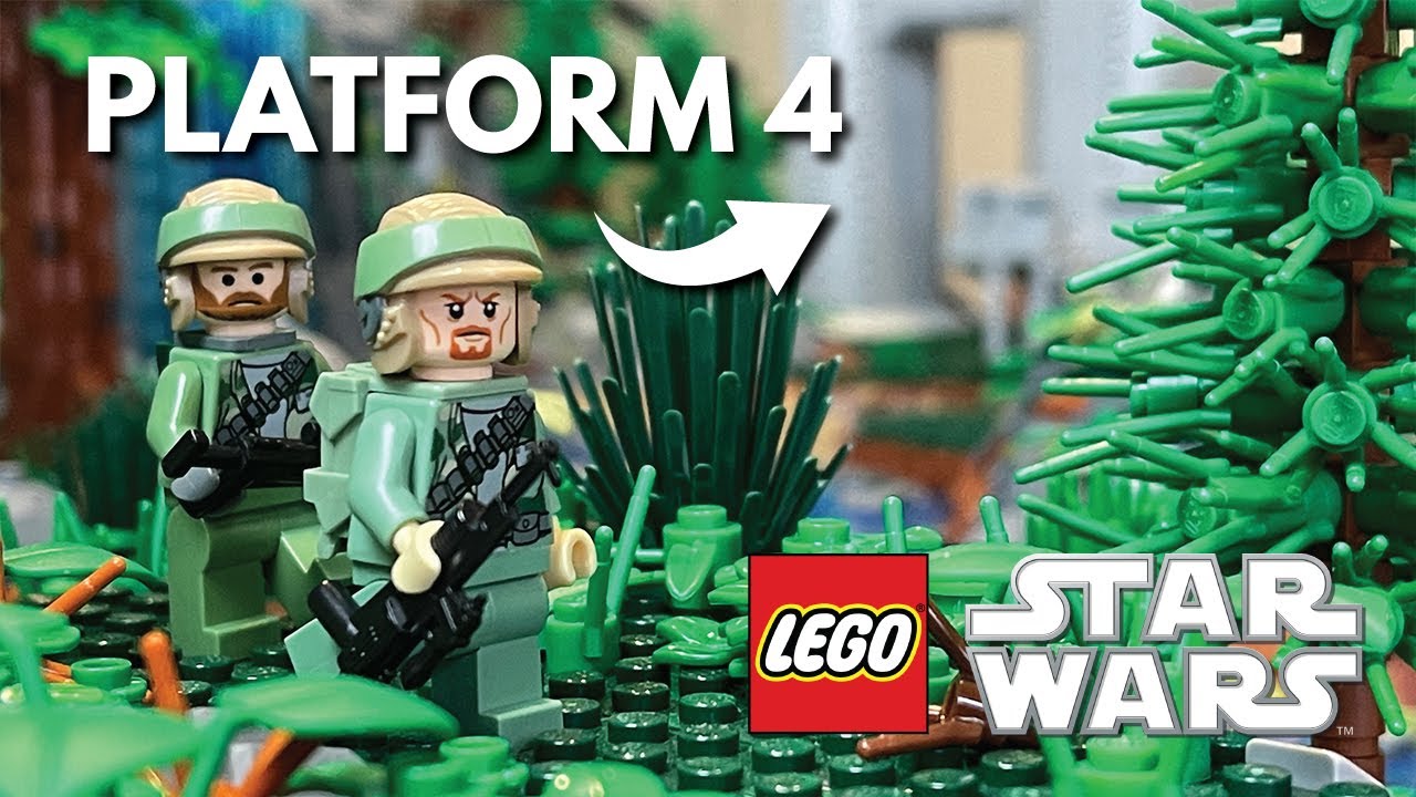 Building Platform 4 from Battlefront 2 - LEGO Star Wars MOC Episode 16
