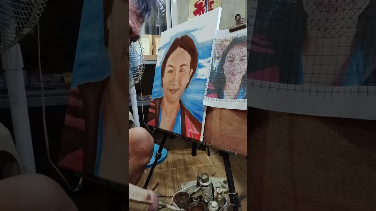 Commission Portrait oil Painting part2