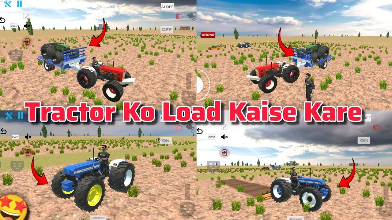 Tractor Ko Load Kaise Kare 🤩 in Indian Desi Life Simulator 3D New Update