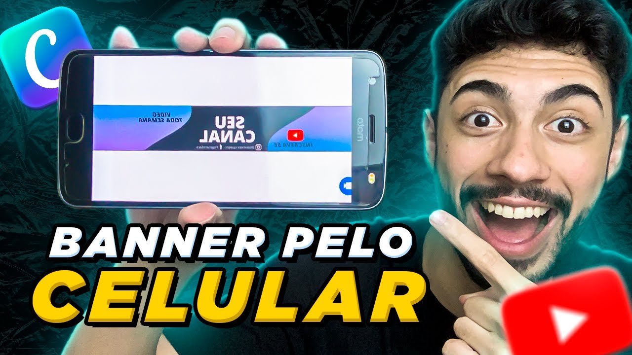 ✅[PASSO A PASSO] Como Fazer Capa Para Canal do Youtube Pelo Celular