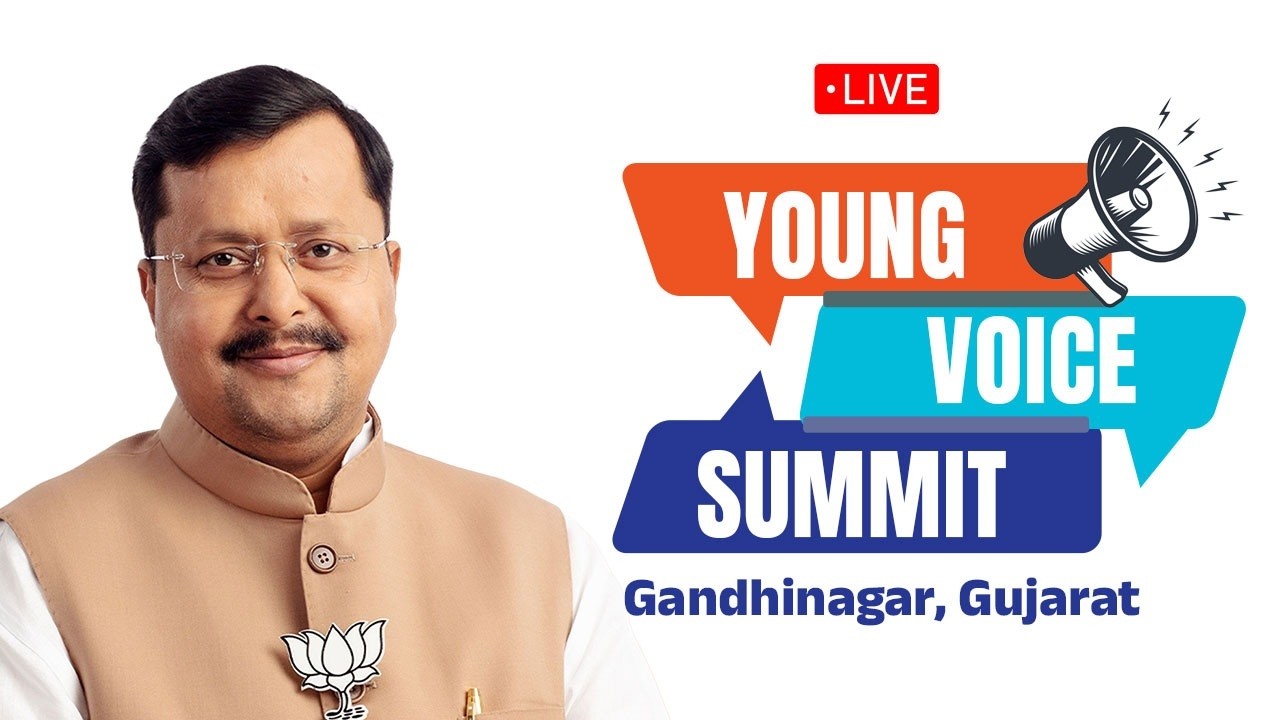 LIVE: BJP National President Shri Nitin Nabin addresses Young Voice Summit in Gandhinagar, Gujarat