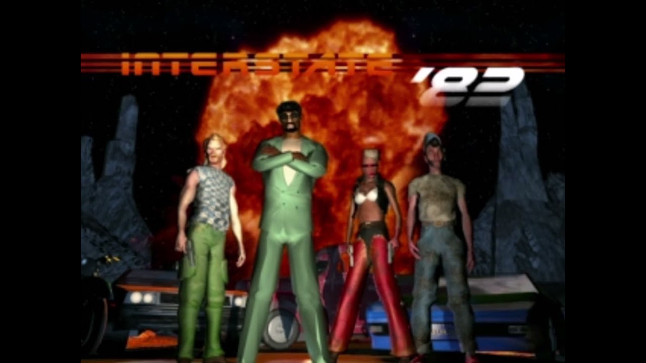 Interstate '82 Title Screen Upscaled HD