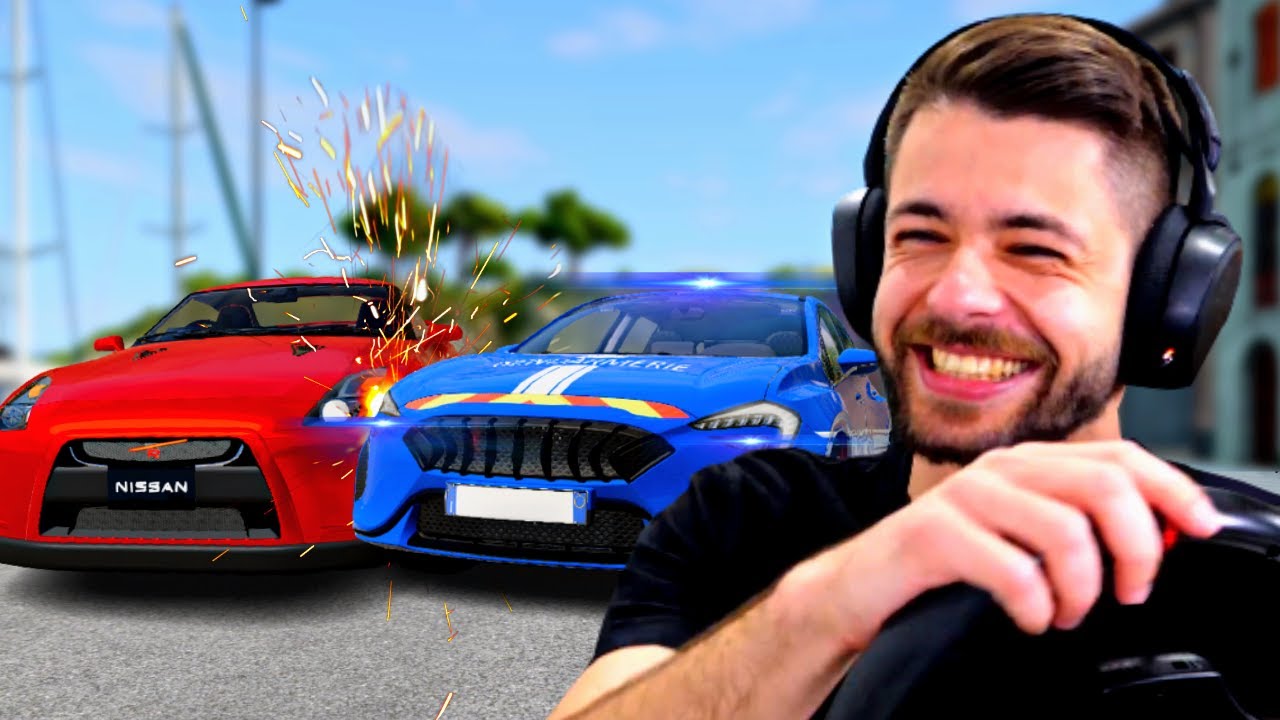 COURSE POURSUITE EXTREME sur BeamNG